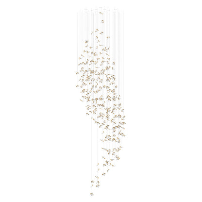 Frosted Petals Frozen Chandelier Chandelier