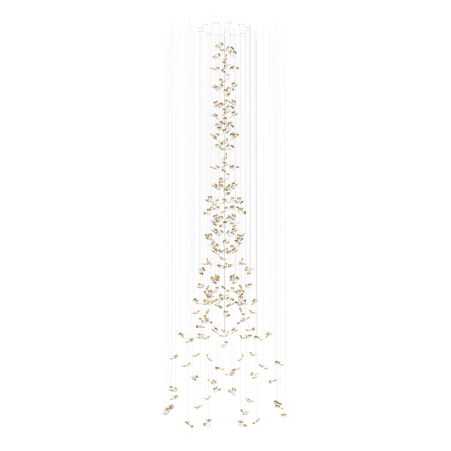 Frosted Petals Frozen Chandelier Chandelier