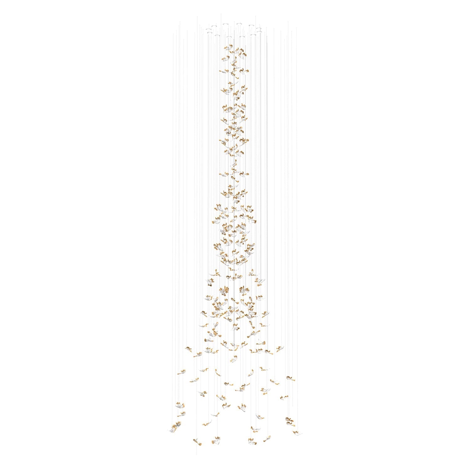 Frosted Petals Frozen Chandelier Chandelier