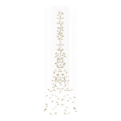 Frosted Petals Frozen Chandelier Chandelier