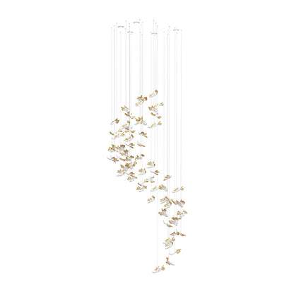 Frosted Petals Frozen Chandelier Chandelier