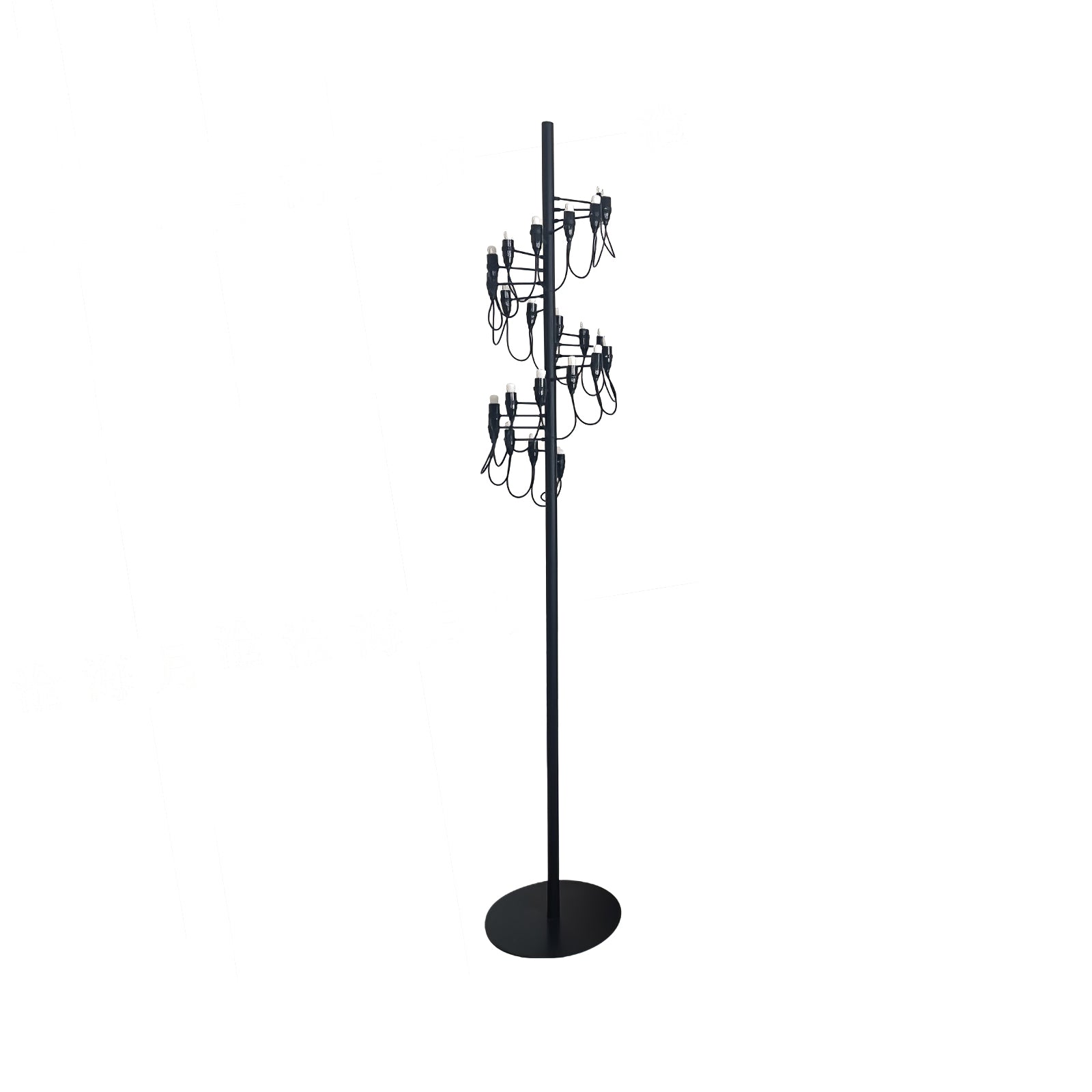 Fruit Floor Lamp Dia 14.6″ x H 78.7″ / Dia 37cm x H 200cm / Matt black / US Plug Floor lamp