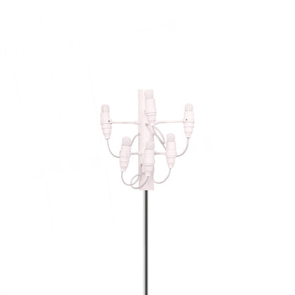 Fruit Plug-in Wall Lamp 6 Heads Dia 9.5″ x H 10.6″ & 1 Piece / Matt White / US Plug Wall lamp