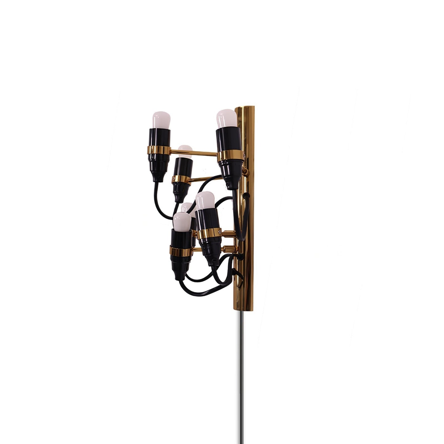 Fruit Plug-in Wall Lamp 6 Heads Dia 9.5″ x H 10.6″ & 1 Piece / Gold / US Plug Wall lamp
