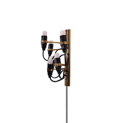 Fruit Plug-in Wall Lamp 6 Heads Dia 9.5″ x H 10.6″ & 1 Piece / Gold / US Plug Wall lamp