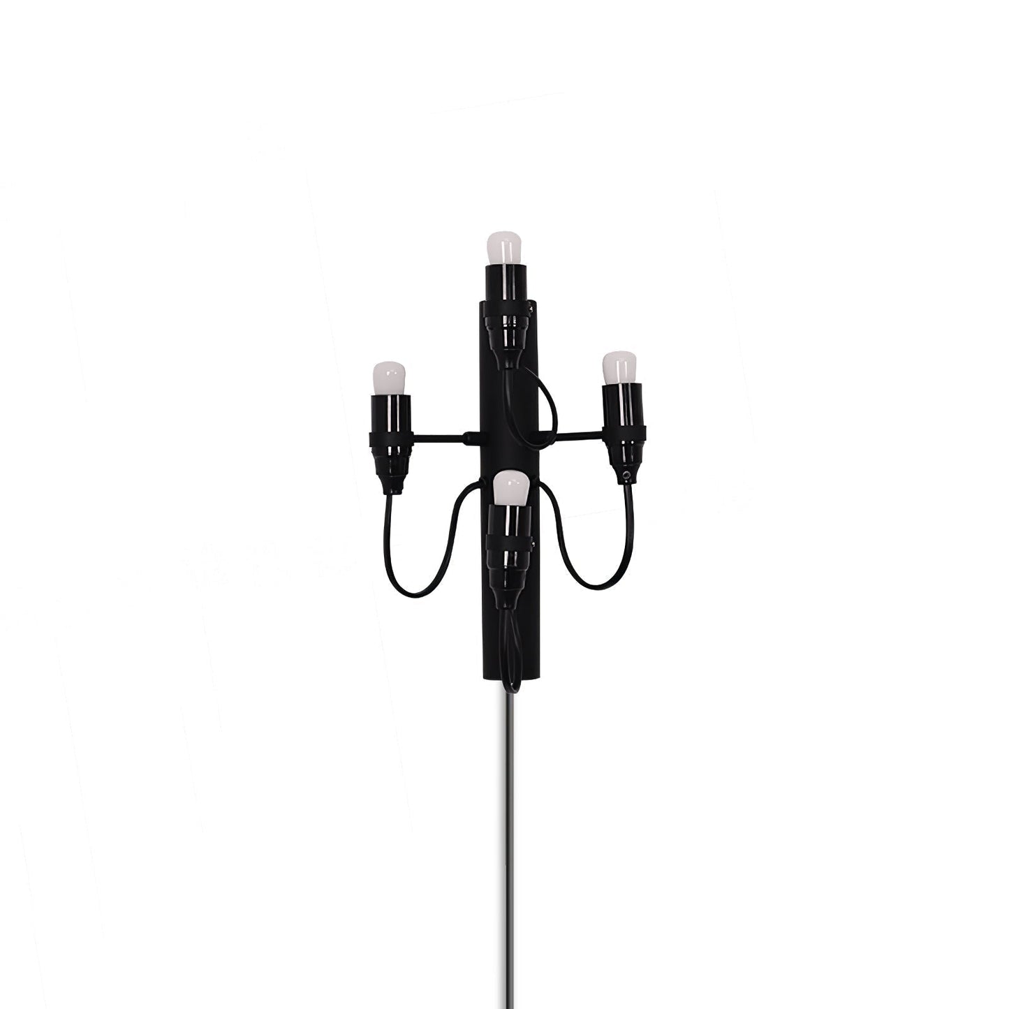 Fruit Plug-in Wall Lamp 4 Heads Dia 7.1″ x H 11.8″ & 1 Piece / Matt black / US Plug Wall lamp