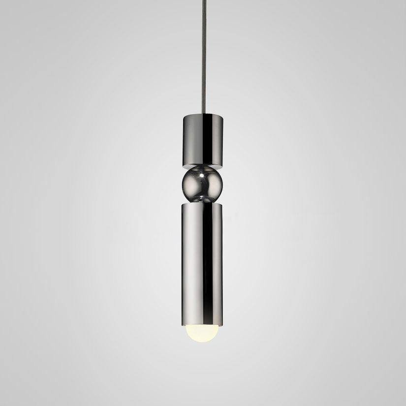 Fulcrum Pendant Light Dia 2.4″ x H 11.8″ / Dia 6cm x H 30cm / Chrome Pendant light