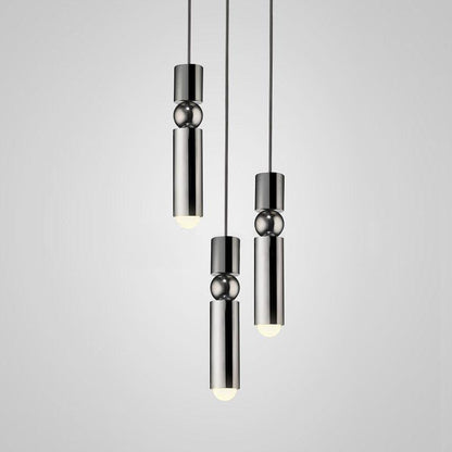 Fulcrum Pendant Light 3heads Dia 11.8″ x H 59″ / Dia 30cm x H 150cm / Chrome Pendant light