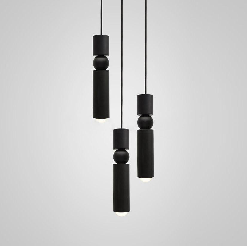 Fulcrum Pendant Light 3heads Dia 11.8″ x H 59″ / Dia 30cm x H 150cm / Black Pendant light