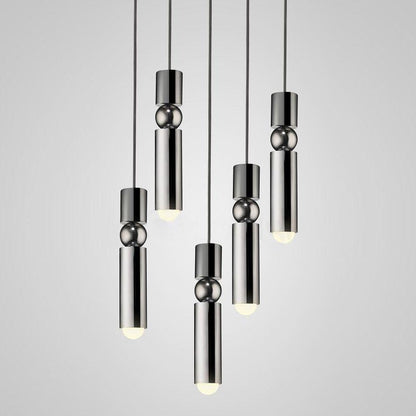 Fulcrum Pendant Light 5heads Dia 11.8″ x H 59″ / Dia 30cm x H 150cm / Chrome Pendant light