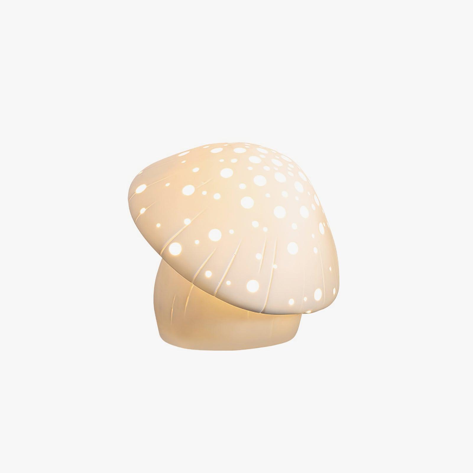 Fungo White Table Lamp Dia 5.9″ x H 7.9″ / Dia 15cm x H 20cm / White / US Plug Table lamp