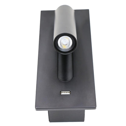 Black Bedside USB Wall Light 1001 Wall lamp