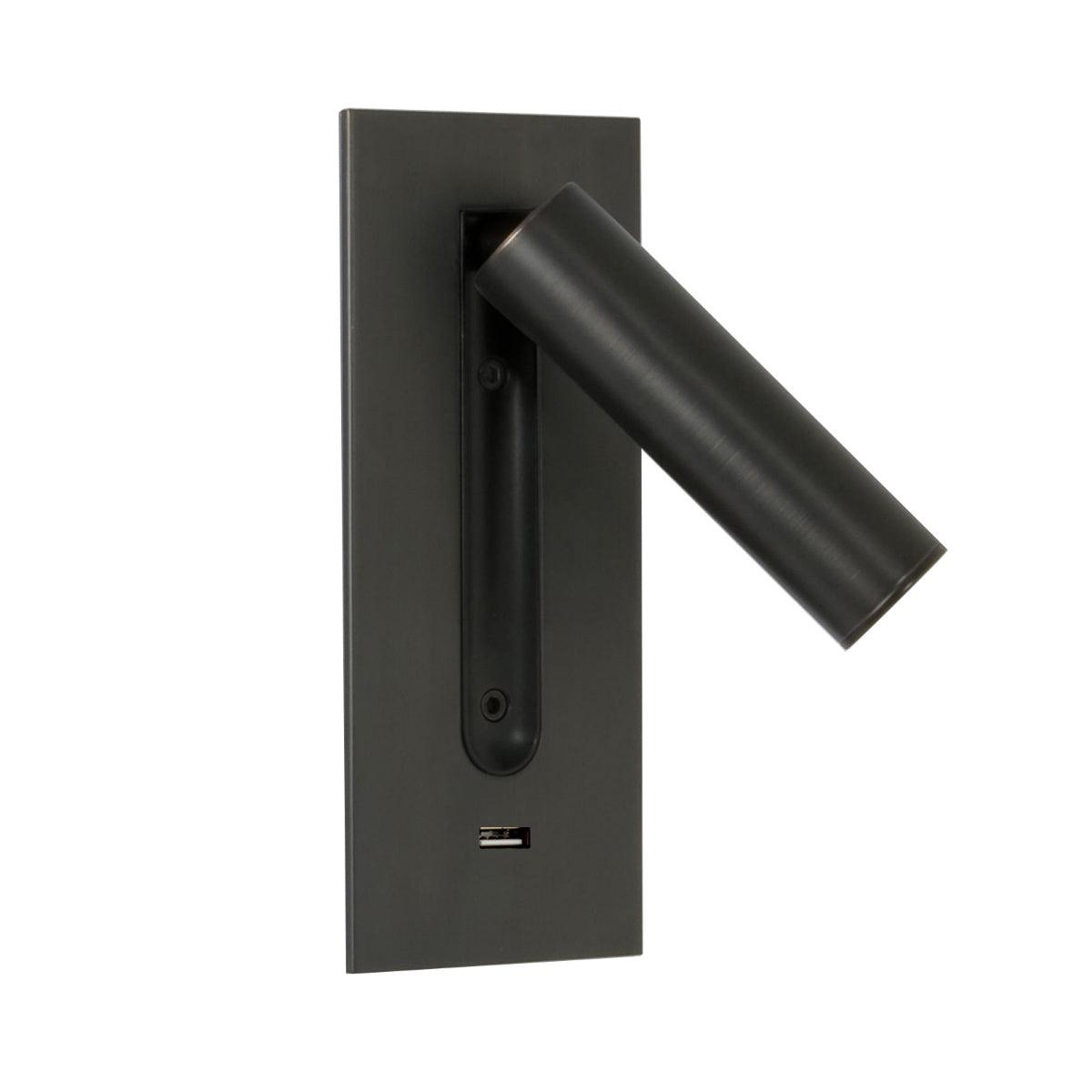 Black Bedside USB Wall Light 1001 Wall lamp