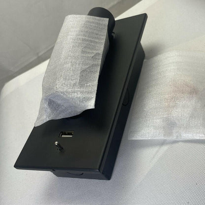 Black Bedside USB Wall Light 1001 Wall lamp