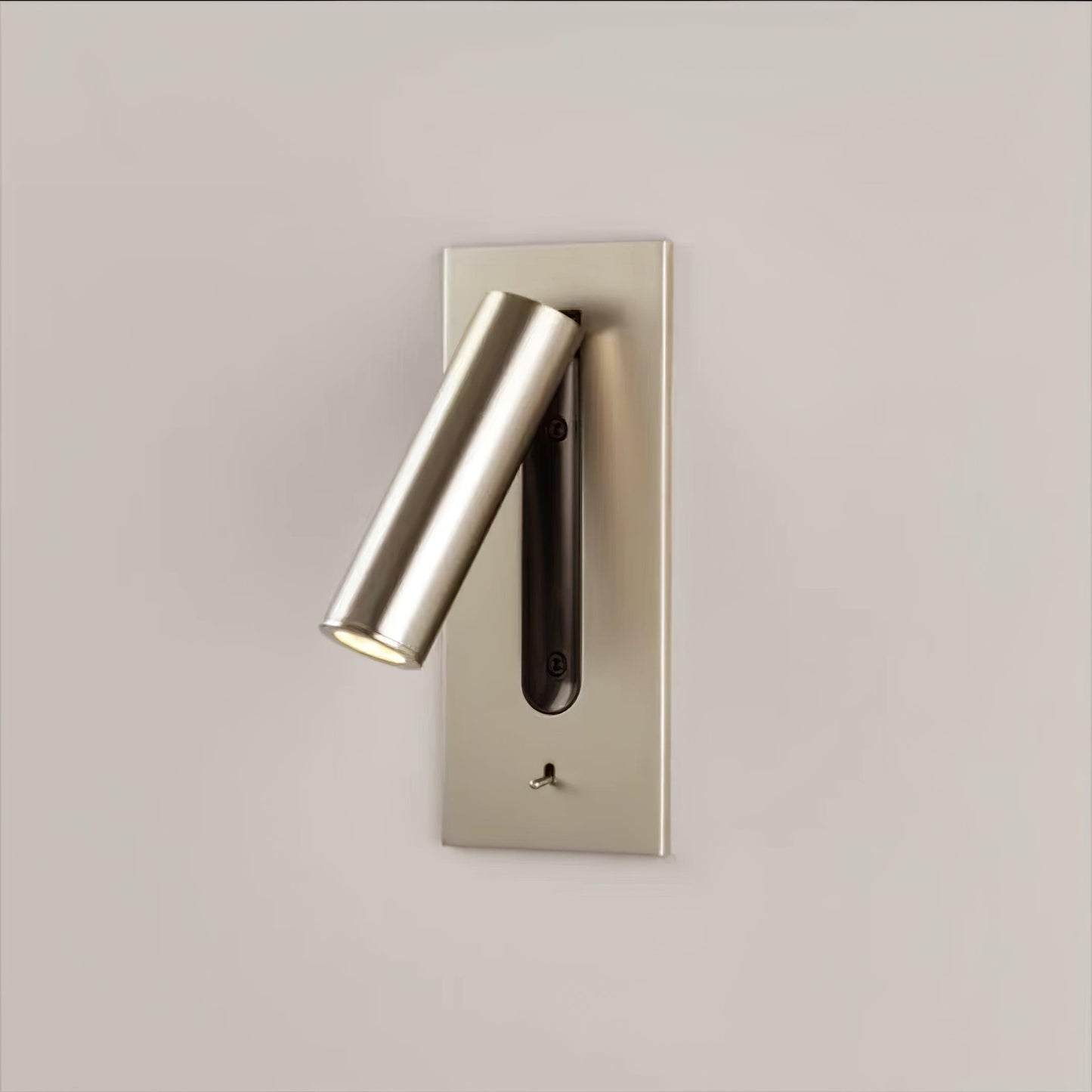 Black Bedside USB Wall Light ? 3″ x H 7.2″ / Dia 7.8cm x H 18.3cm / Nickel 1001 Wall lamp