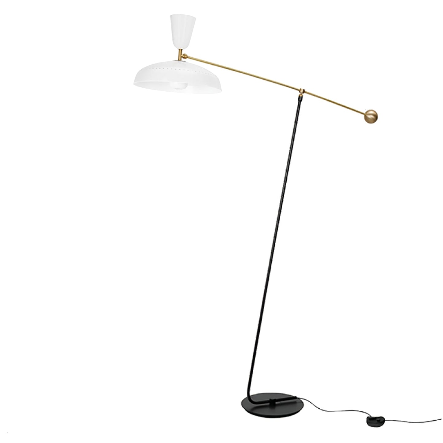 G1 Floor Lamp L 45.3″ x H 68.9″ / L 115cm x H 175cm / White / US Plug Floor lamp
