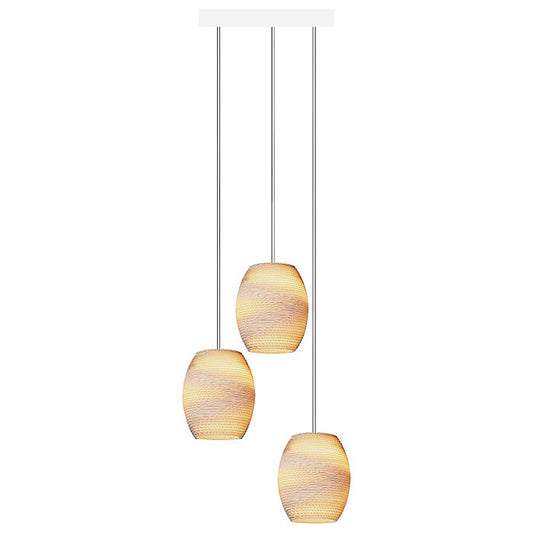 Scraplights Cluster Oliv Multi-Light Pendant