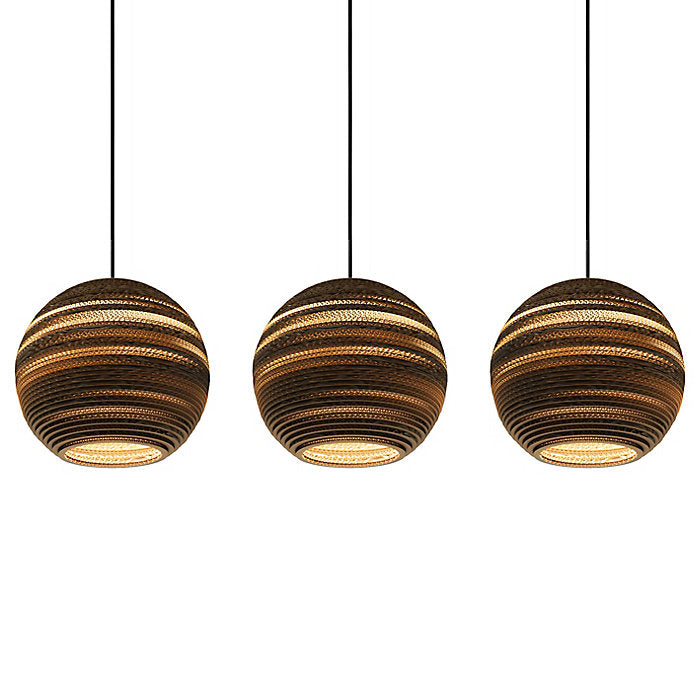 Scraplights Cluster Linear Moon Multi-Light Pendant
