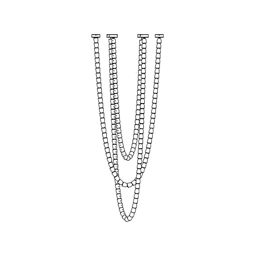 Gabriel Chandelier G 188 heads ? 47.2″ x H 137.8″ / Dia 120cm x H 350cm / Clear & Chrome / Warm Light Chandelier