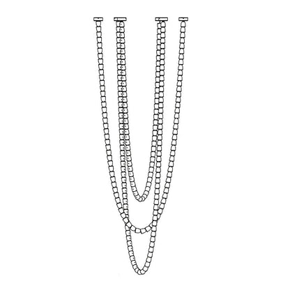 Gabriel Chandelier G 218 heads ? 59″ x H 157.5″ / Dia 150cm x H 400cm / Clear & Chrome / Warm Light Chandelier