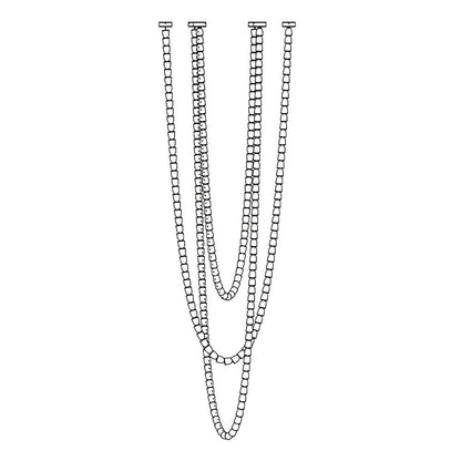 Gabriel Chandelier G 270 heads ? 59″ x H 198.8″ / Dia 150cm x H 505cm / Clear & Chrome / Warm Light Chandelier