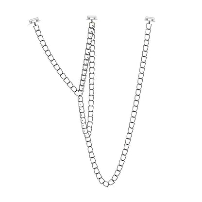 Gabriel Chandelier Style F 98heads ? 78.7″ x H 110.2″ / Dia 200cm x H 280cm / Clear & Chrome / Warm Light Chandelier