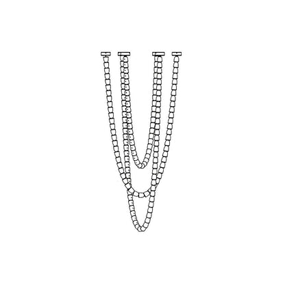 Gabriel Chandelier Style G 161heads ? 47.2″ x H 118″ / Dia 120cm x H 300cm / Clear & Chrome / Warm Light Chandelier