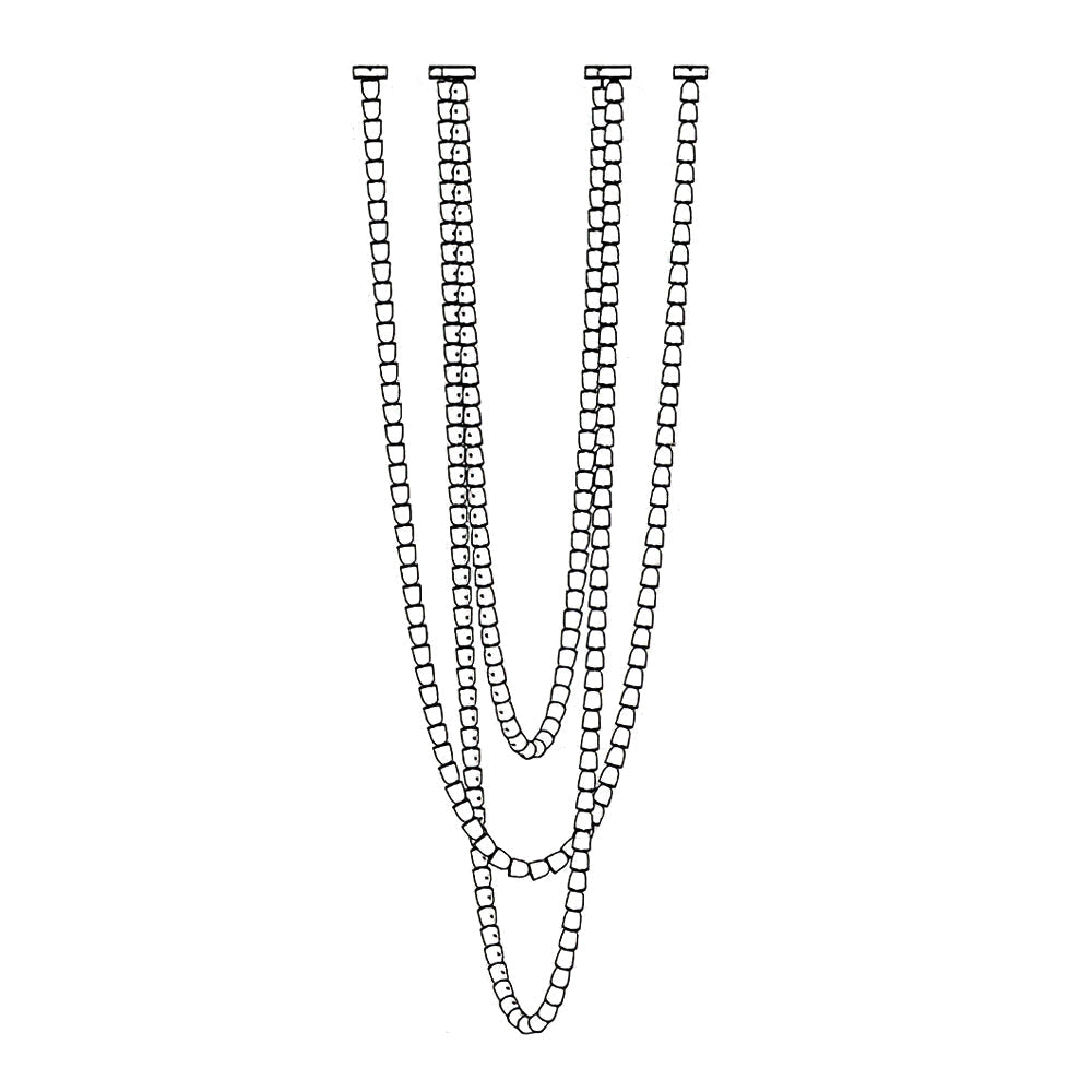 Gabriel Chandelier Style G 218heads ? 59″ x H 157.5″ / Dia 150cm x H 400cm / Clear & Chrome / Warm Light Chandelier
