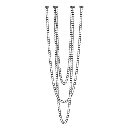 Gabriel Chandelier Style G 249heads ? 59″ x H 177.2″ / Dia 150cm x H 450cm / Clear & Chrome / Cool Light Chandelier