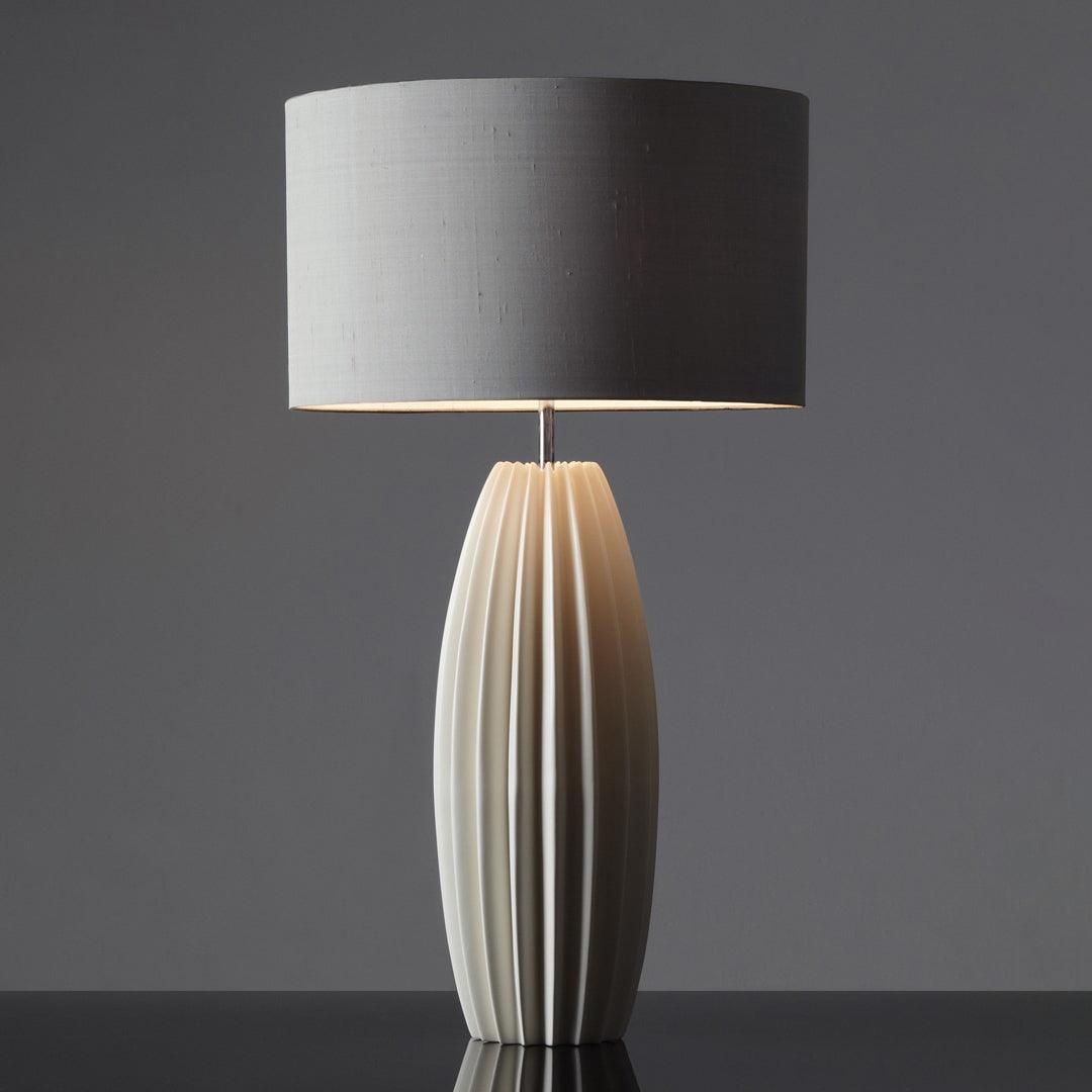 Galileo Table Lamp ? 15″ x H 26.7″ / Dia 38cm x H 68cm / White & Grey / American plug 灯具