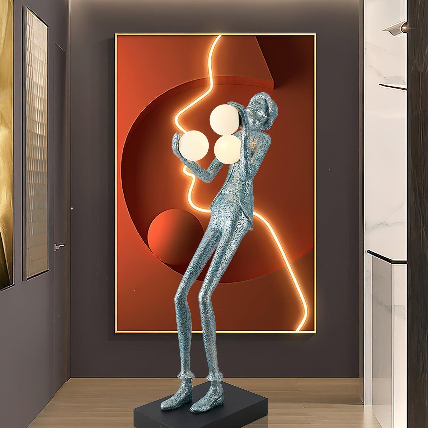Gentleman Sculpture Floor Lamp Floor lamp