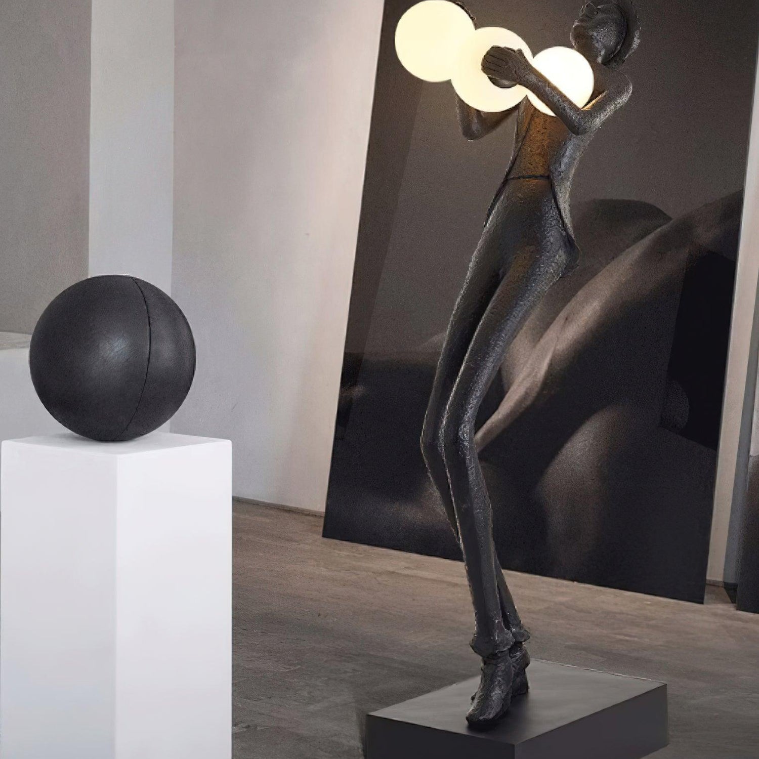 Gentleman Sculpture Floor Lamp Floor lamp
