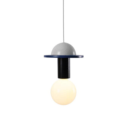 Geometric Building Blocks Pendant Lamp Model H Size: Dia 4.7″x H 9.8″ / Dia 12cm x H 25cm / Colorful Pendant light