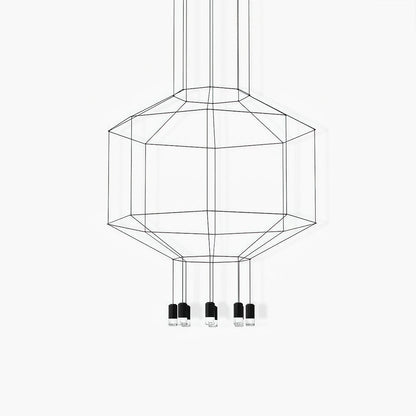 Geometric Lines Pendant Lamp Chandelier