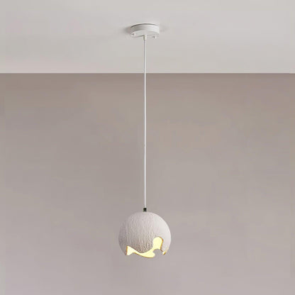 Geometric Resin Pendant Light Dia 7.9″ x H 59″ / Dia 20cm x H 150cm / White Pendant light