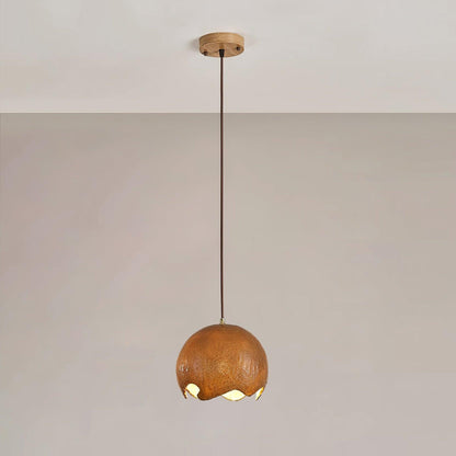 Geometric Resin Pendant Light Dia 7.9″ x H 59″ / Dia 20cm x H 150cm / Brown Pendant light