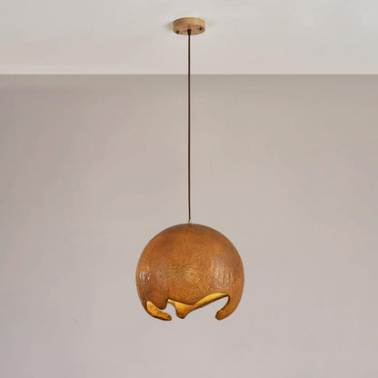 Geometric Resin Pendant Light Dia 15.7″ H 59″ / Dia 40cm x H 150cm / Brown Pendant light
