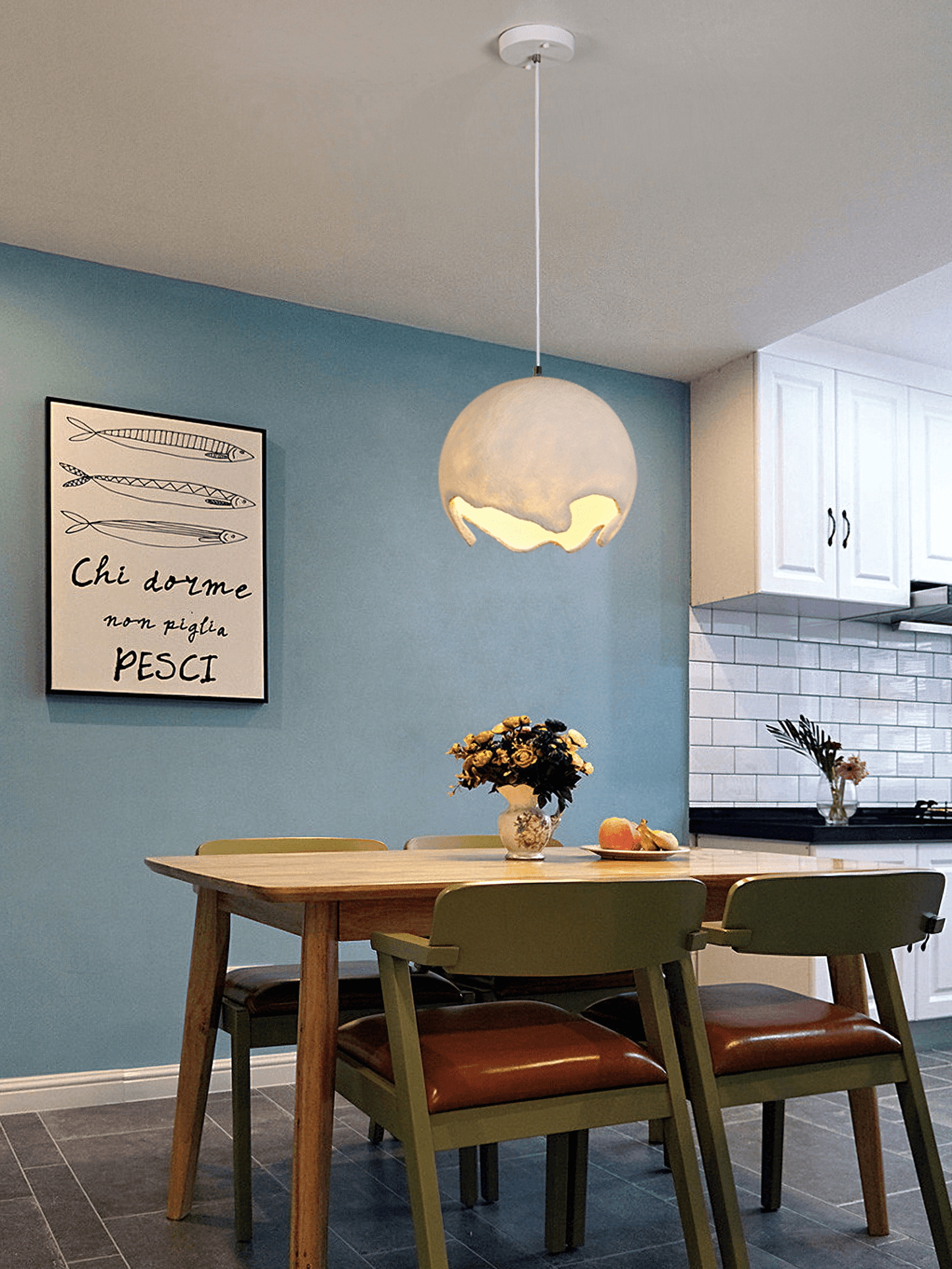 Geometric Resin Pendant Light Pendant light