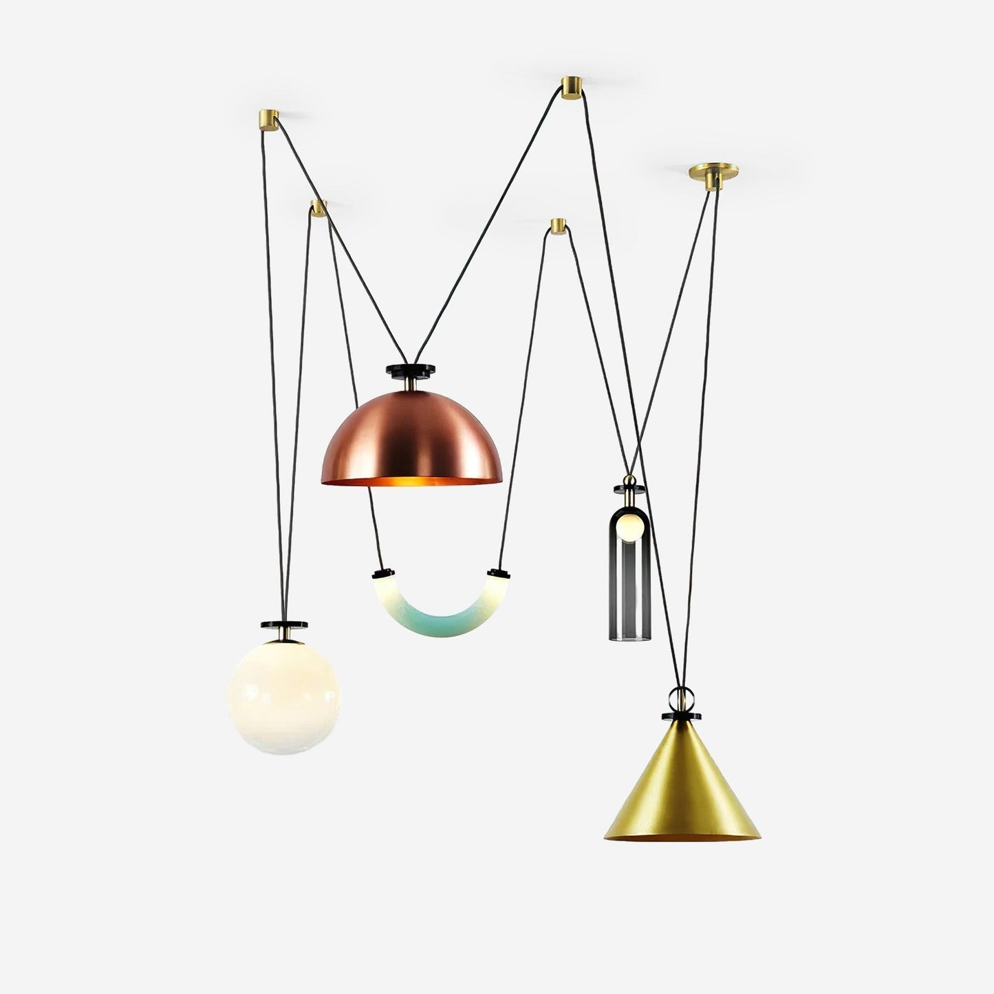 Geometric Shape Art Modern Chandelier Chandelier
