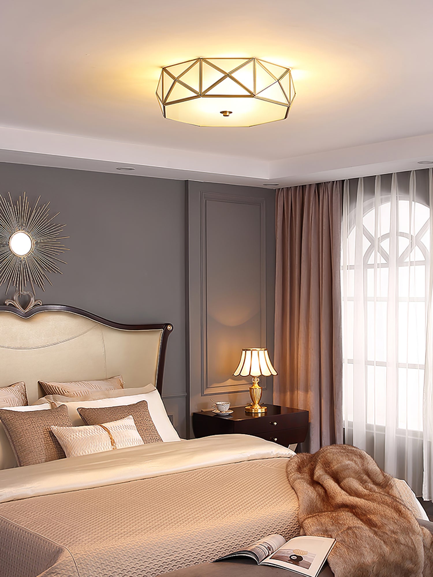 Geometric Shaped Flush Ceiling Light Ceiling lamp
