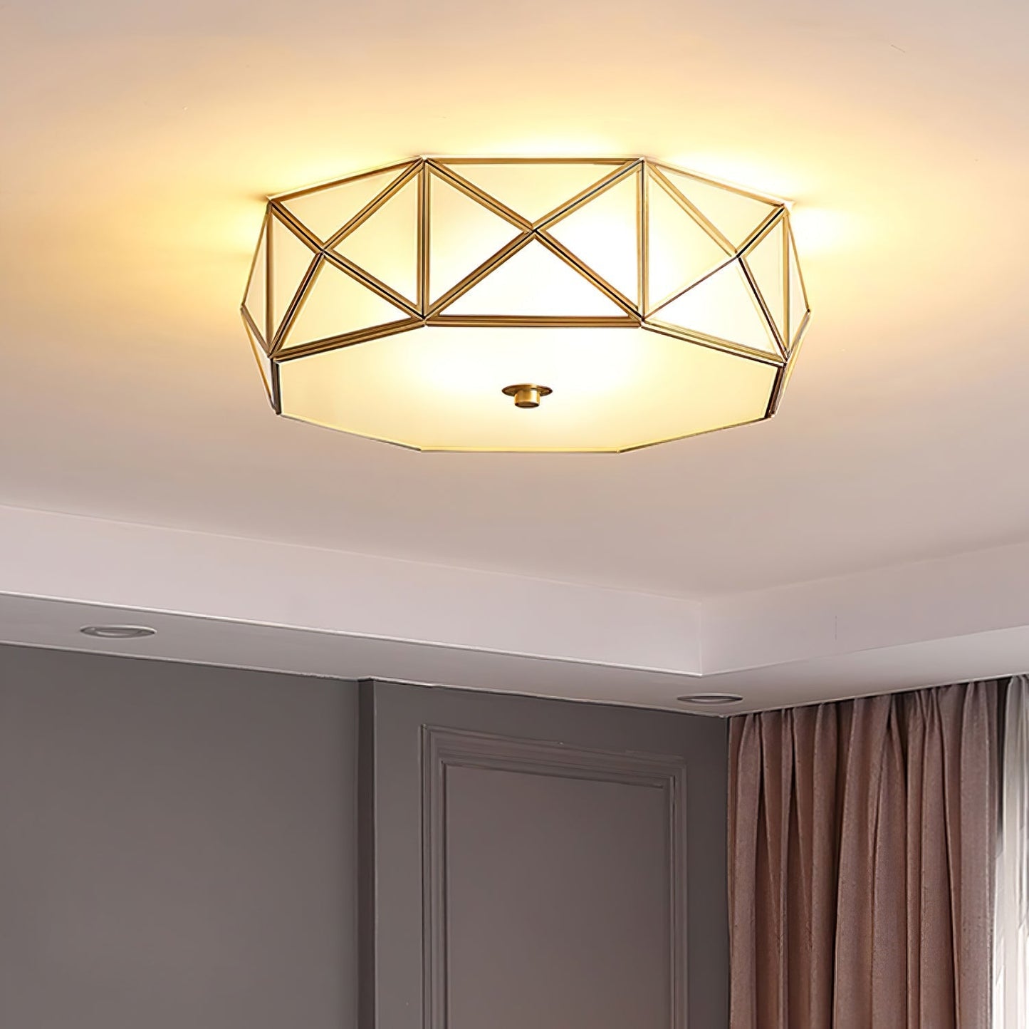 Geometric Shaped Flush Ceiling Light Ceiling lamp