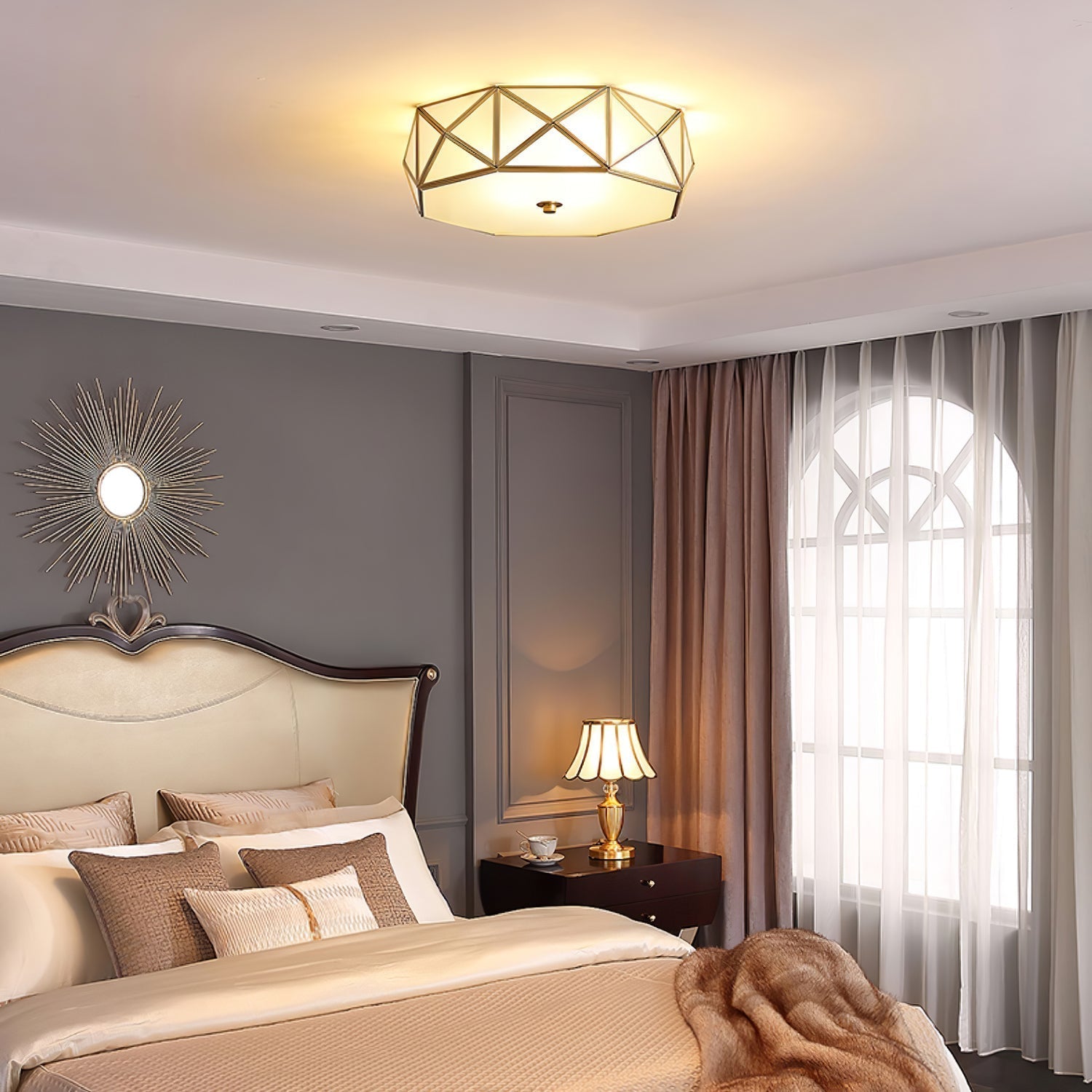 Geometric Shaped Flush Ceiling Light Ceiling lamp