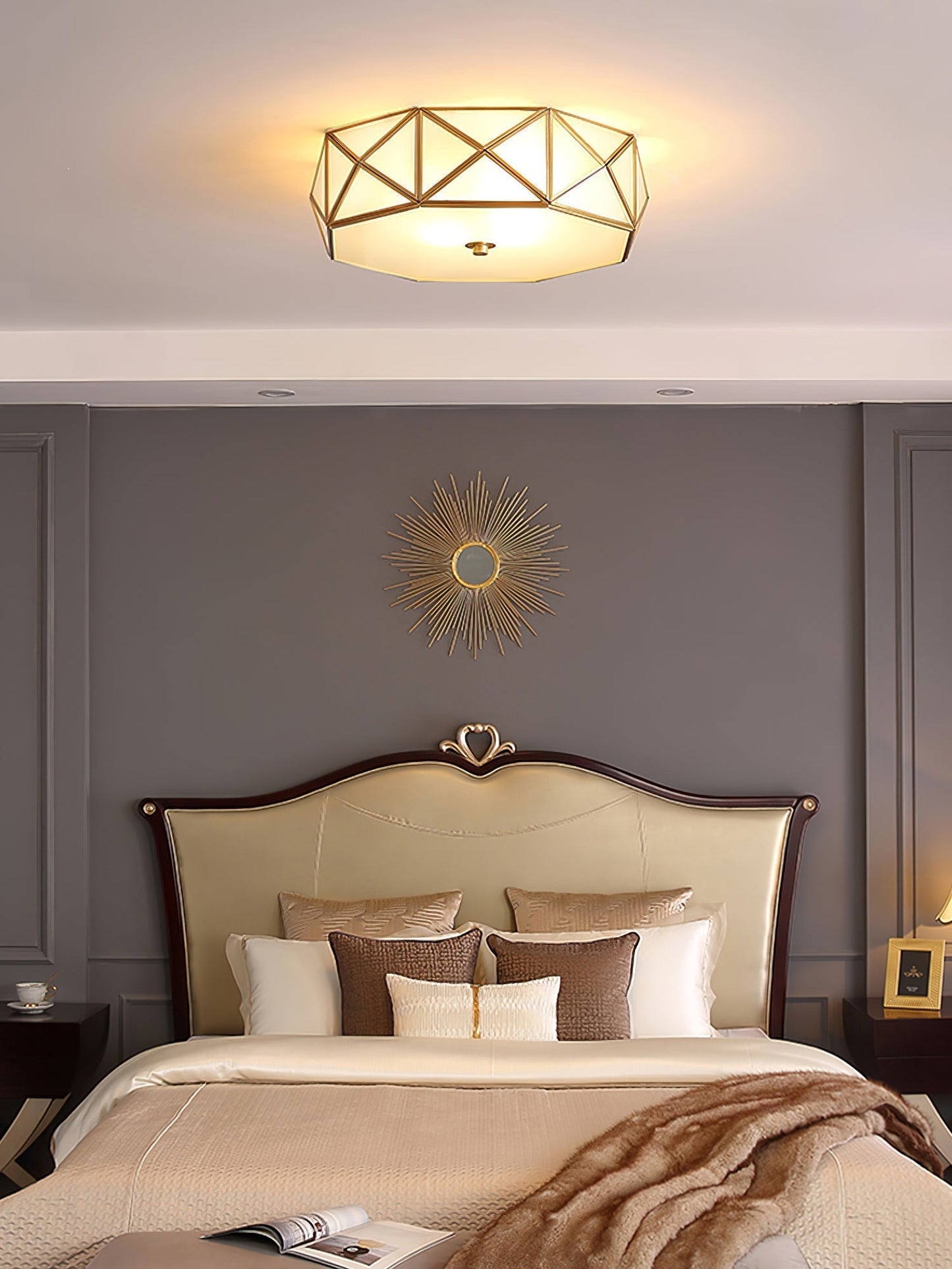 Geometric Shaped Flush Ceiling Light Ceiling lamp
