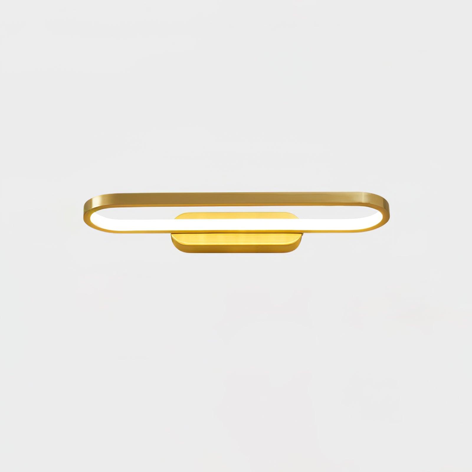 Gianni LED Wall Light L 15.7″ x H 2″ / L 40cm x H 5cm / Brass / Three-Color Changing Light Wall lamp