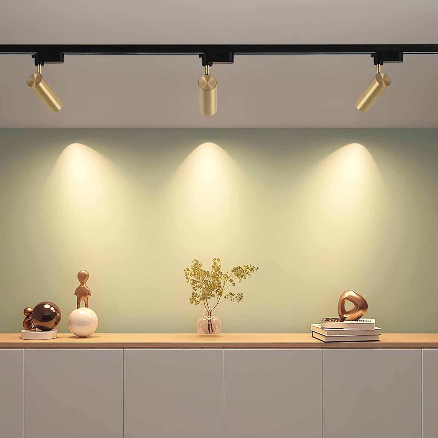 Gilded Rail Track Light Ceiling lamp