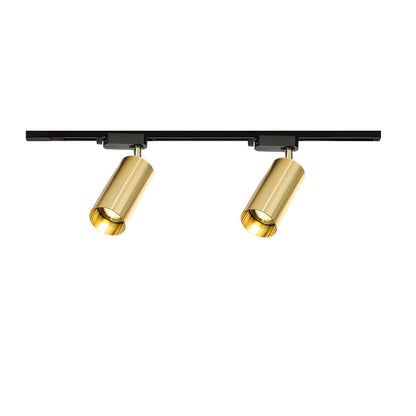 Gilded Rail Track Light 2-Lights L 19.7″ x H 6.7″ / Black & Gold Ceiling lamp