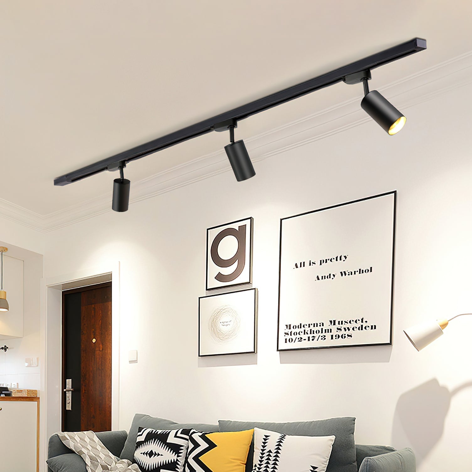 Gilded Rail Track Light Ceiling lamp