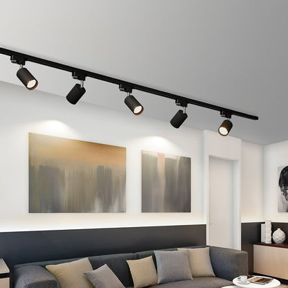 Gilded Rail Track Light 5-Lights L 59.1″ x H 8.7″ / Black Ceiling lamp