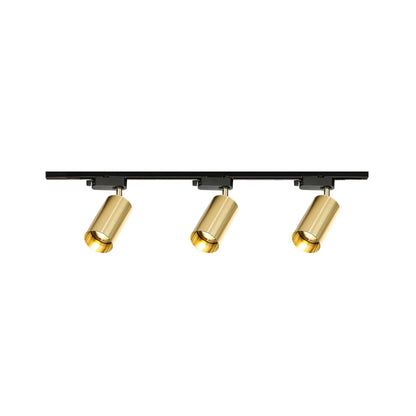 Gilded Rail Track Light 3-Lights L 39.4″ x H 6.7″ / Black & Gold Ceiling lamp