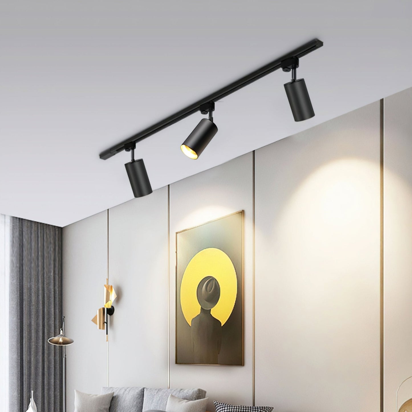 Gilded Rail Track Light Ceiling lamp